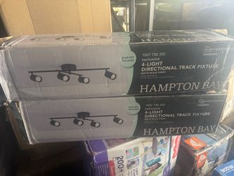 Hampton Bay Eastcastle 4-Light Track Fixture Matte Black