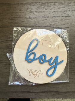Boy announcement