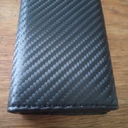  CARBON FIBER SMART WALLET BLACK MINIMALIST  FOR MENS CARD HOLDER