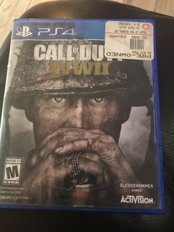 Call of duty ww2 ps4 game