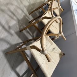 4 Counter Stools - Brown 