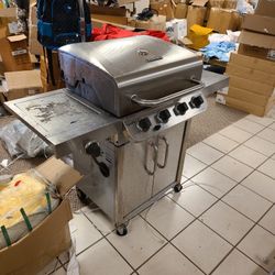 Char Boyle performance series all stainless steel grill with side burner