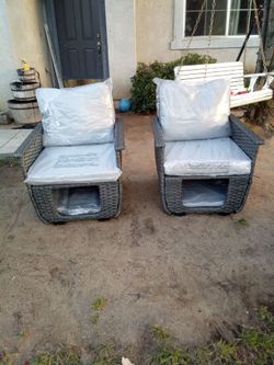 Two-piece patio chair set outdoor patio furniture patio set pet friendly patio furniture underneath storage patio furniture 🆕🚚🚎🆕