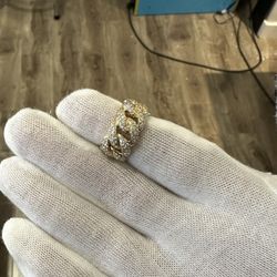 Cuban Diamond Ring 
