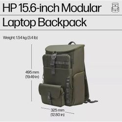 HP modular 15.6” Laptop bag