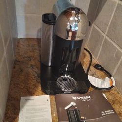 Nespresso Vertuo Coffee & Espresso Machine by Breville, Chrome