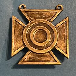 Nice Original Military Sterling Silver Marksman Pin