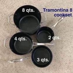 Tramontina  8  pcs. cookware  sets (new)   -   $70