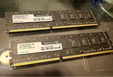 TEAMGROUP 16GB (2x8GB) DDR3-1600 DIMM Non-ECC 240-Pin TED38G1600C11BK
