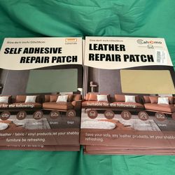 Leather Self Adhesive Repair Patch Gray 