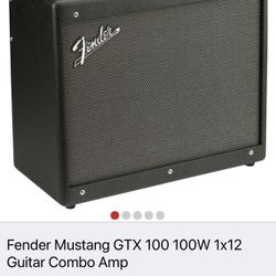 Fender GTX 100 With Foot Switch