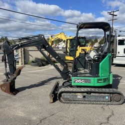 2018 John Deere 26G Mini Excavator 