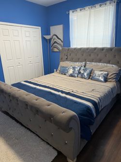 King size bed frame