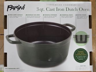 Parini 3 Qt Enameled Cast Iron Dutch Oven