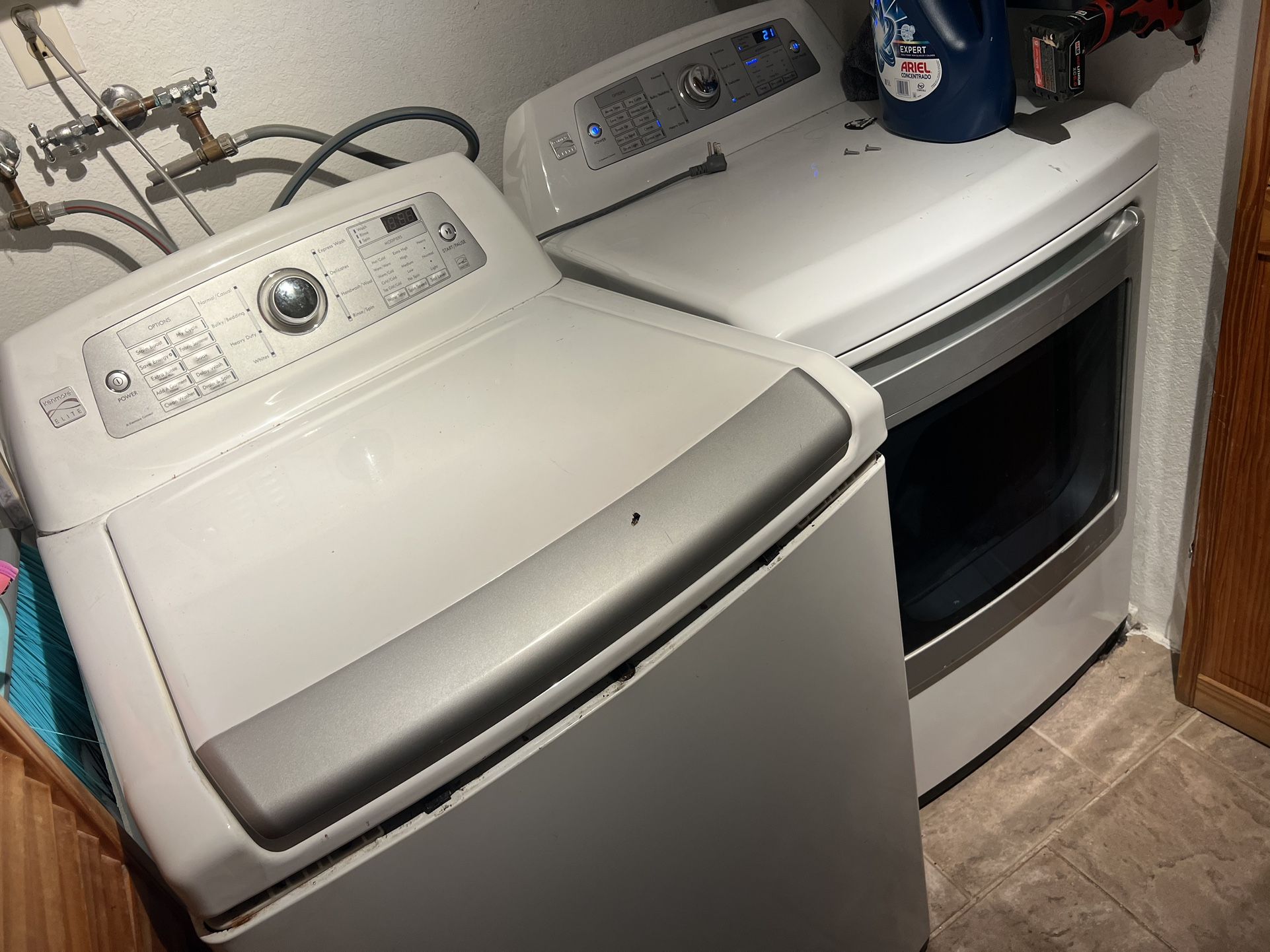 Kenmore Elite washer and Gas dryer
