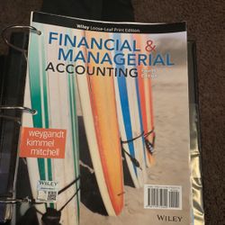 Financial And Managerial Accounting
