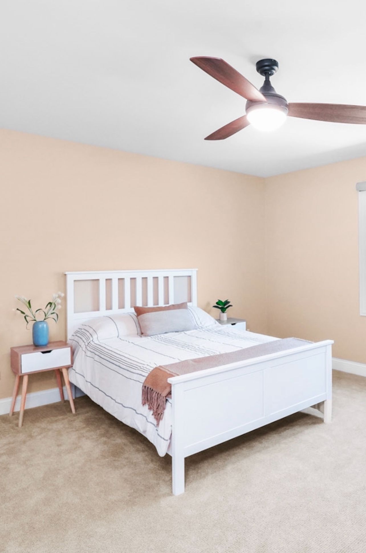 Full Size Bed + Casper Mattress + Side Tables