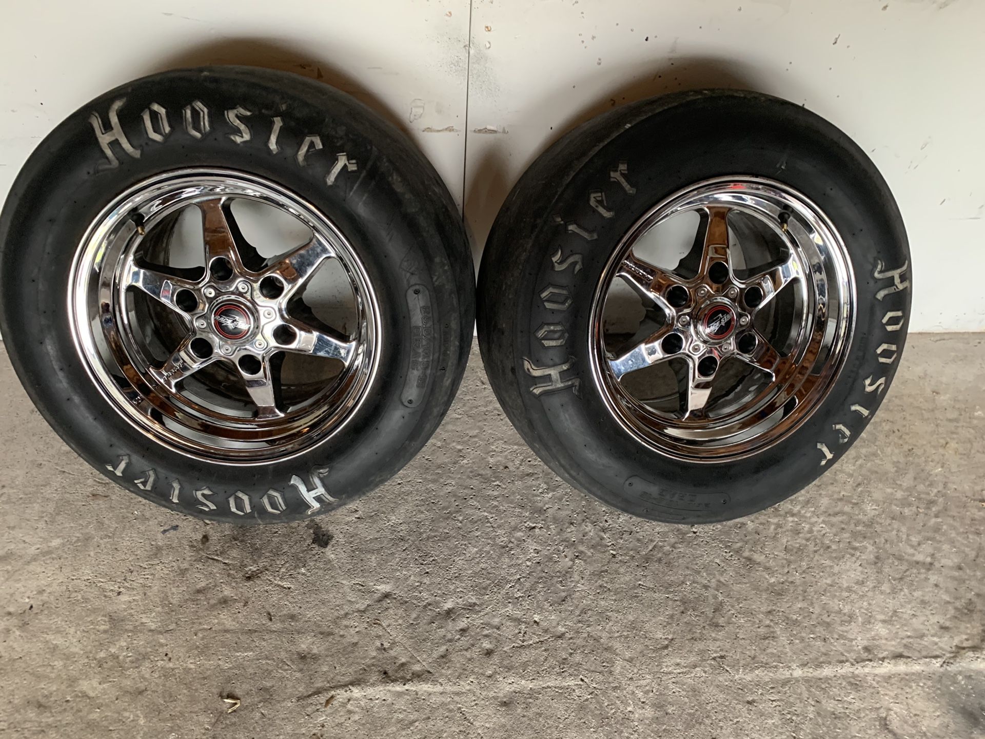 Hoosier slicks on racestar wheels