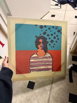 Pop Art Portrait Print on Canvas