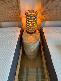 Beach table lamp light