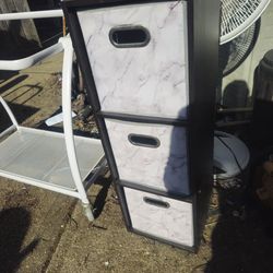 Price is firm.. very cute cubby shelf with storage bins