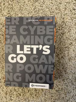 Brand New PC Gaming Set: CyberPowerPC RGB Mouse (Sealed) + NOHI O2 RGB Keyboard