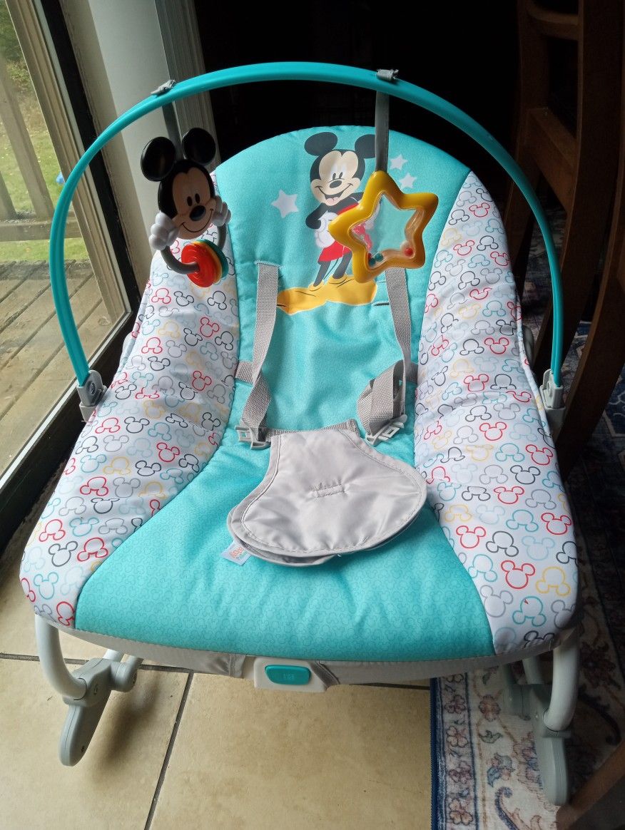 Mickey Mouse Disney Baby Toddler Chair Lounger Seat Rocker
