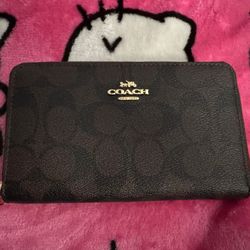 Medium Id Zip Wallet In Signature Canvas 