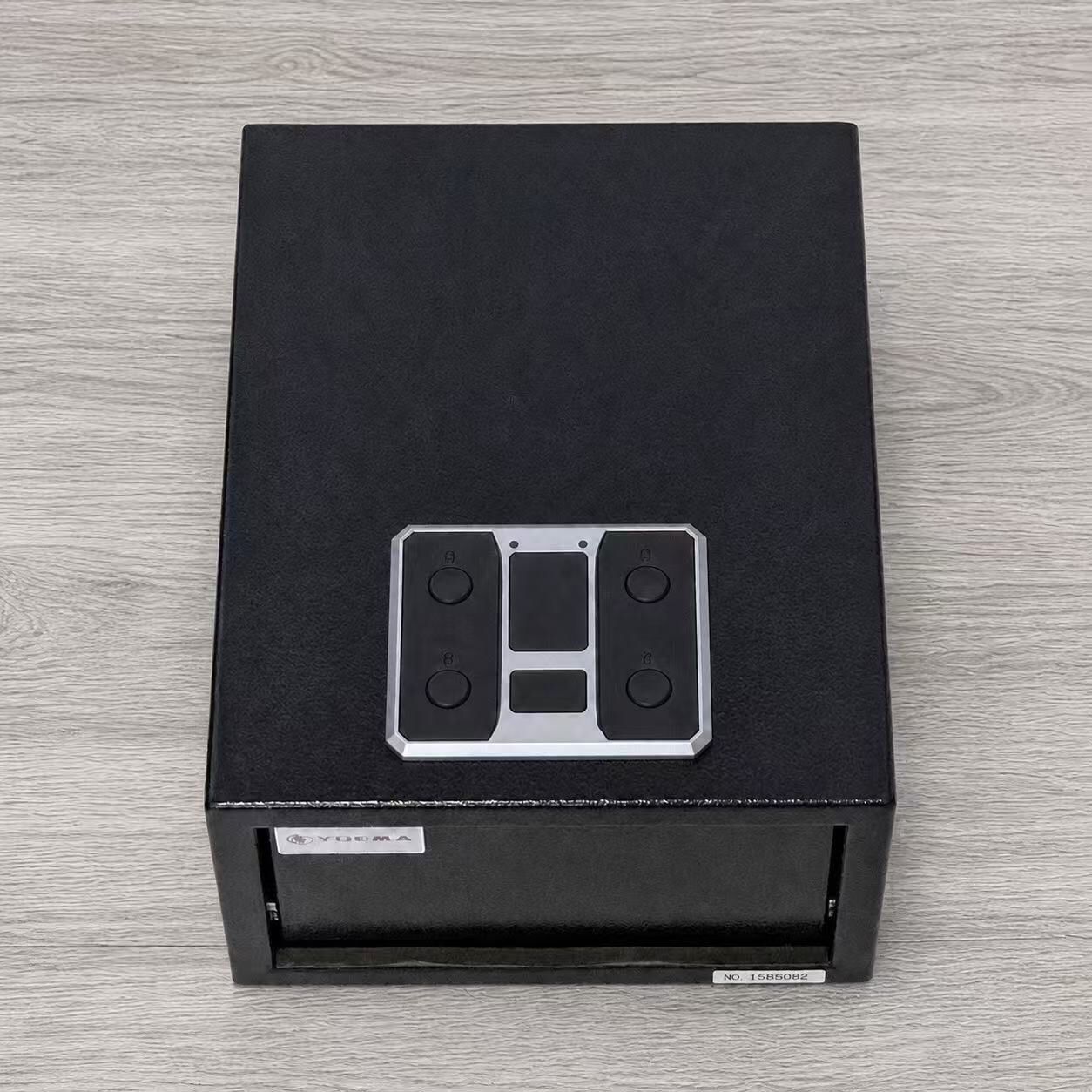 New In Box 12x9x5.5 Inch Tall 4 Digit Code Quick Access Gun Pistol Passport Jewelry Medicine Storage Safe Metal Box