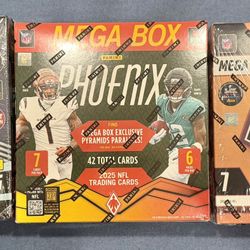 2025 Revolution, Phoenix and Mosaic Sealed Mega Boxes 