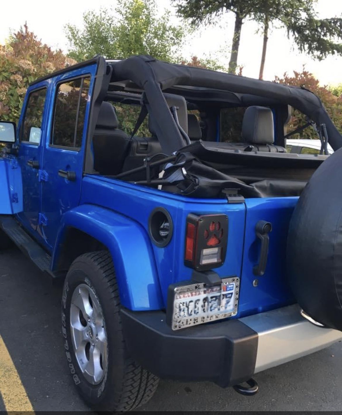 Jeep Wrangler Bestop soft top 4 Door Tinted