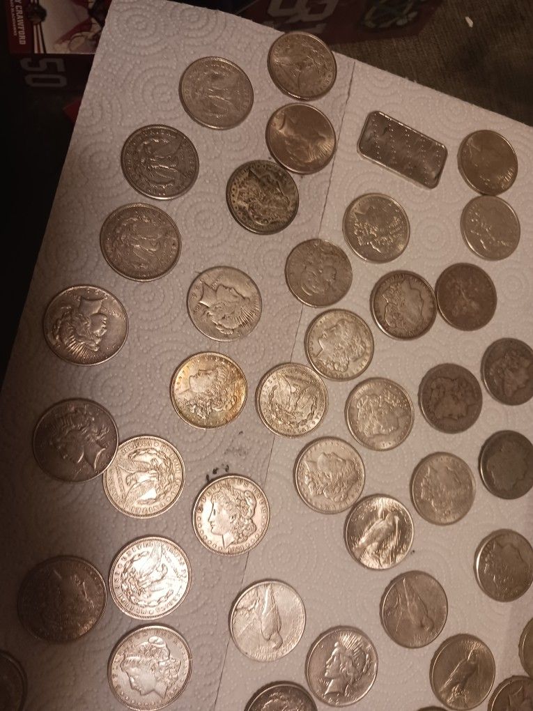 Silver Dollars For Sale Morgan's And Peace Dollars