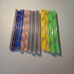 14 Mandala acrylic swirl rods craft Supplies Art Supplies 