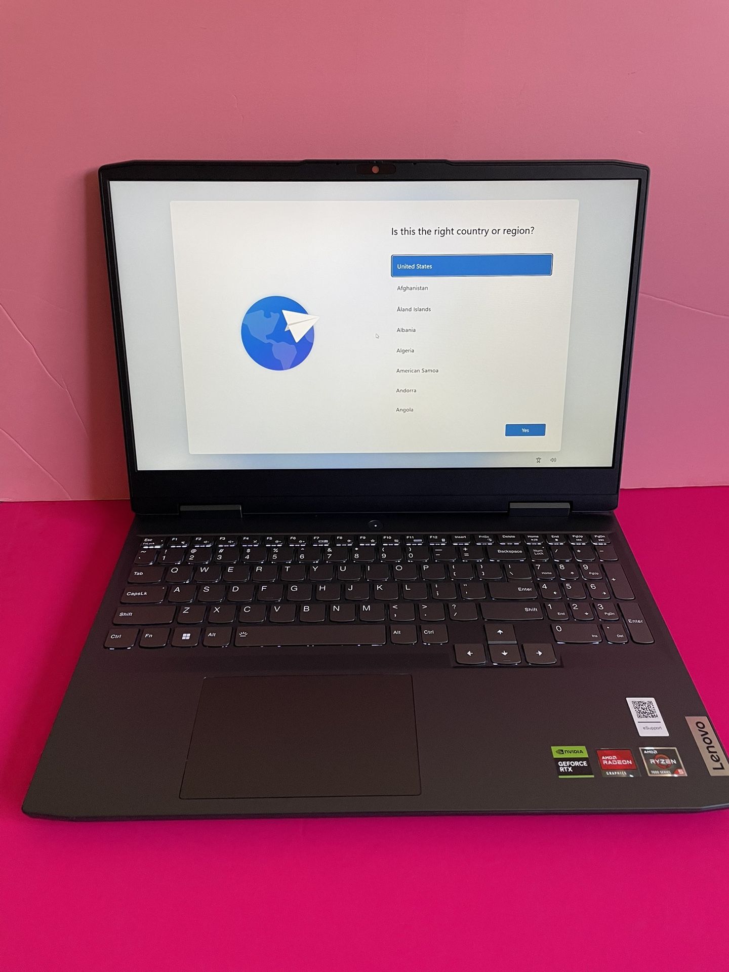 Lenovo Ideapad Gaming FullHD Laptop AMD ryzen