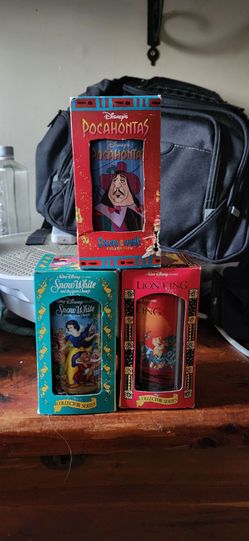 Disney Collector Series Glasses Set of 3