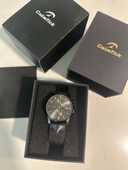 CalmTick Chronograph Watch with Box -NEW