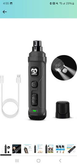 Dog Nail Grinder with 2 LED Light