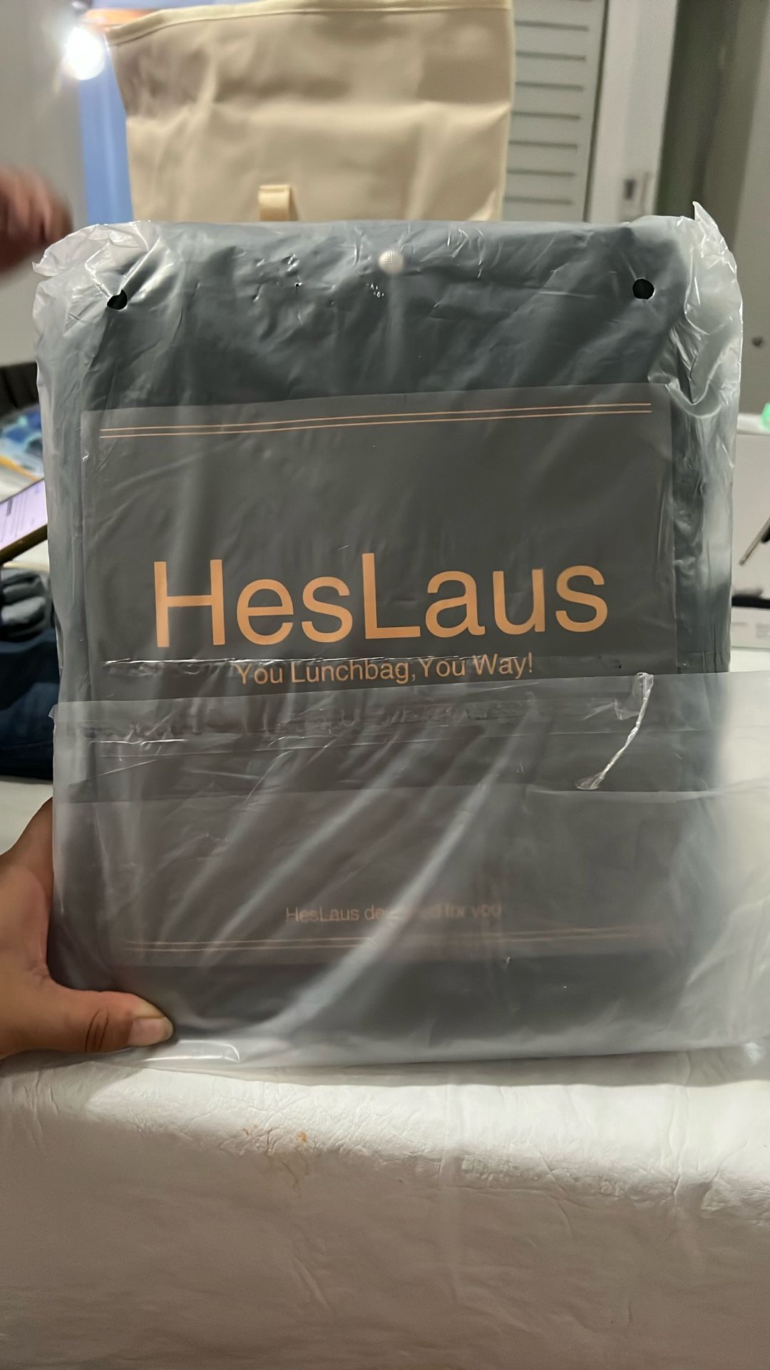 HesLaus Crossbody Lunch Bag