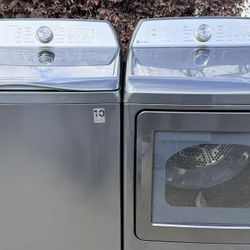 Ge Washer Electric Dryer Large Capacity Reliable Works 