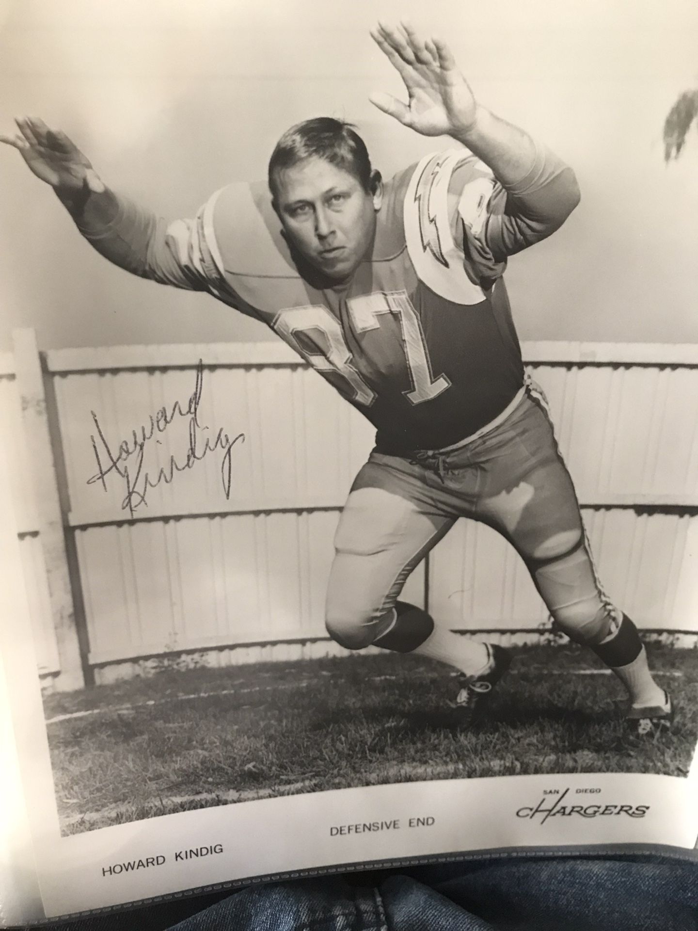 Signed Photos Of The San Diego Chargers $200
