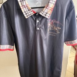 Burberry London Shirt Large Size 