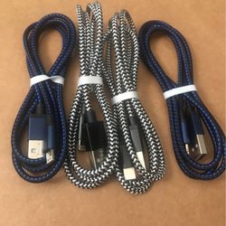 4 Charger For iPhone 3 Ft Brand New#11