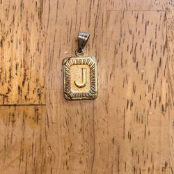 Gold painted pendant