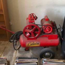 Vintage Air Compressor Calwire, Refurbished  and working