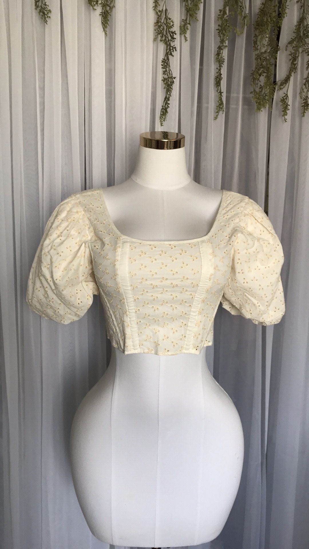 Corset Crop Top Size S/M