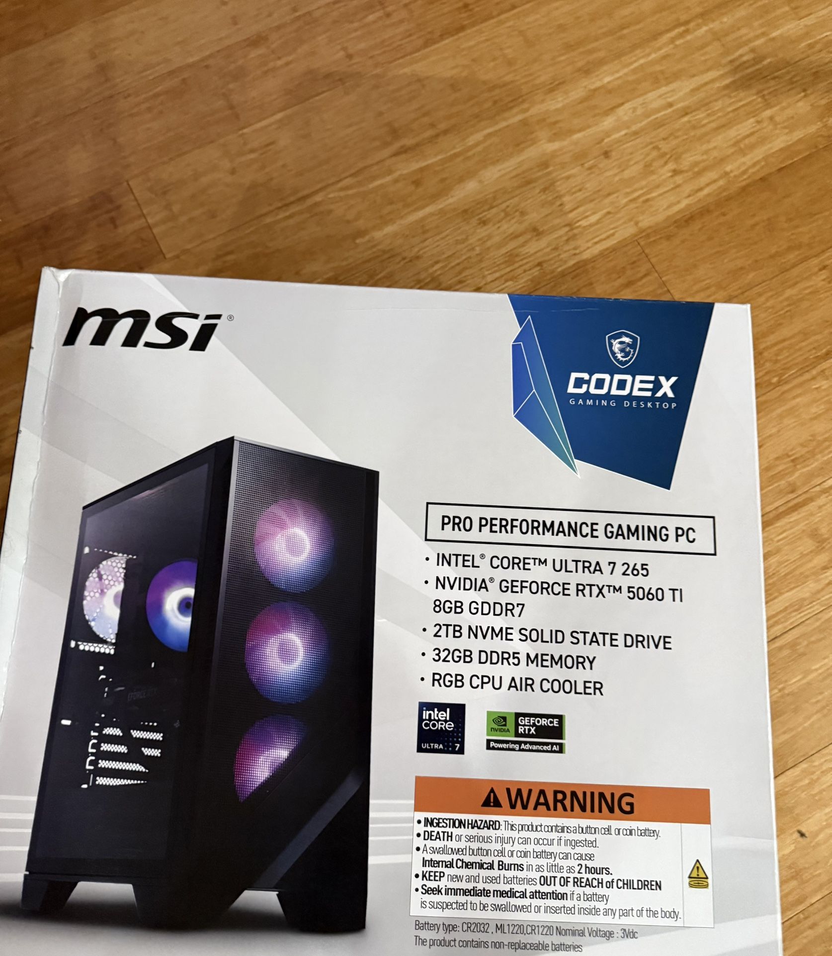 MSI Codex R2 Gaming Desktop