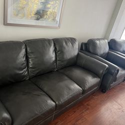 Leather Living Room Furniture 
