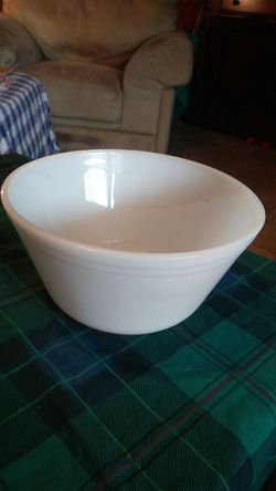 Vintage Federal Glass Heat Proof Mixing Bowl