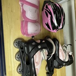 Schwinn In-line Skates, Helmet & Pads -Womens/Girls Size 6-8
