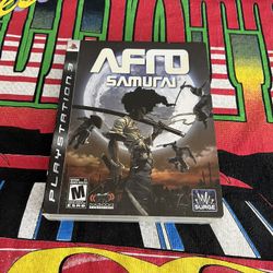 AFRO SAMURAI PLAYSTATION 3 PS3